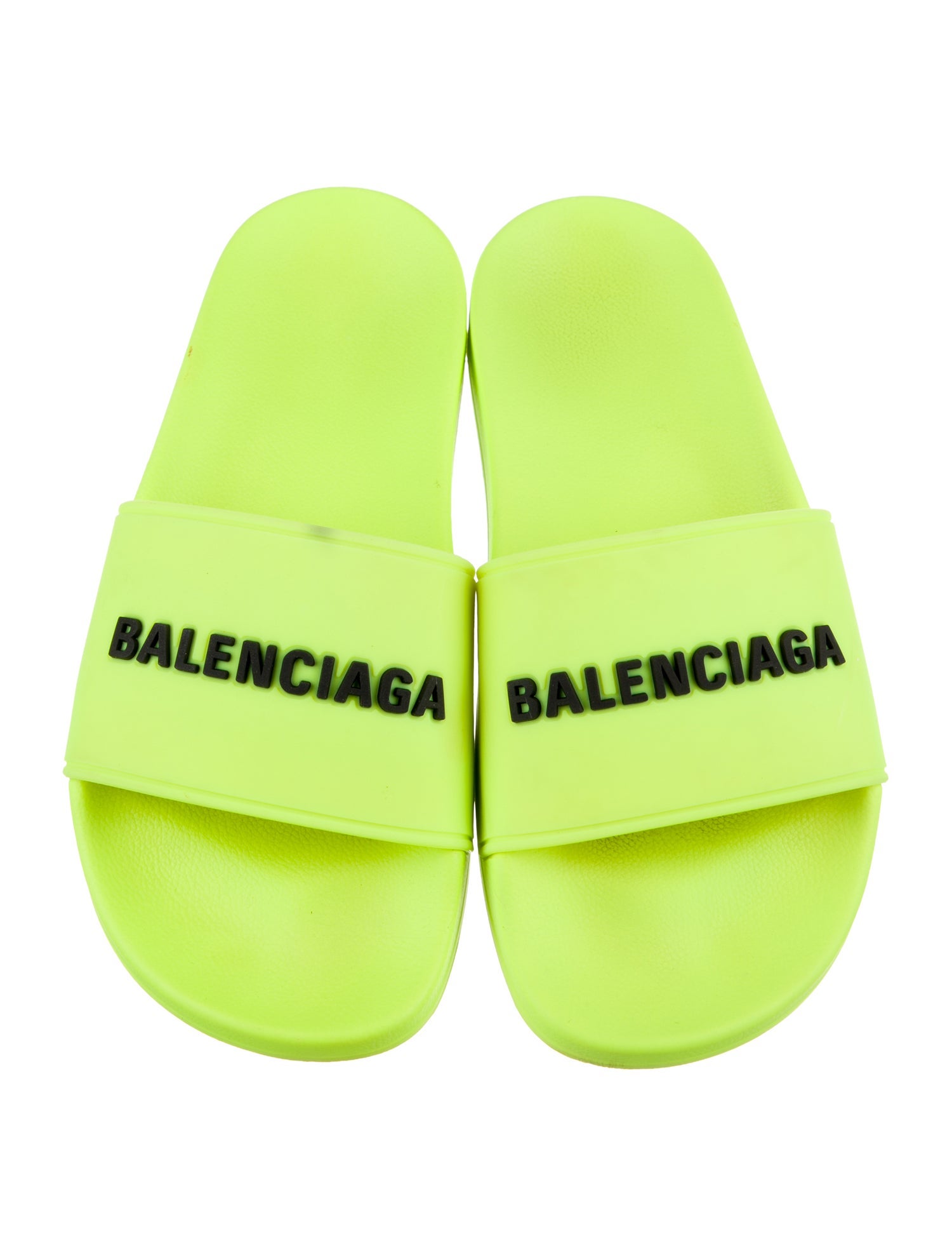 Balenciaga Rubber Printed Slides